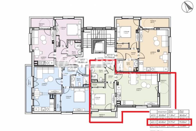 Двустаен апартамент, Созопол, местност Месаря, 677193, Снимка 4