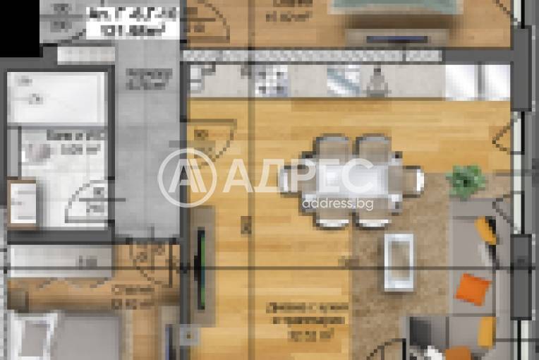 Тристаен апартамент, Пловдив, Христо Смирненски, 609195, Снимка 4