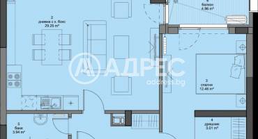 Двустаен апартамент, София, Кръстова вада, 646195, Снимка 2