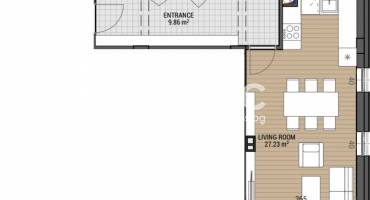 Тристаен апартамент, София, Камбаните, 684198, Снимка 3