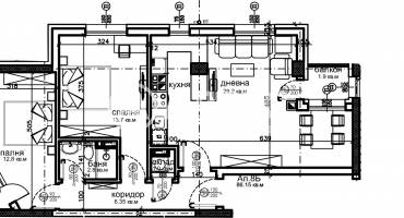 Тристаен апартамент, София, Красна поляна 2, 641200, Снимка 3