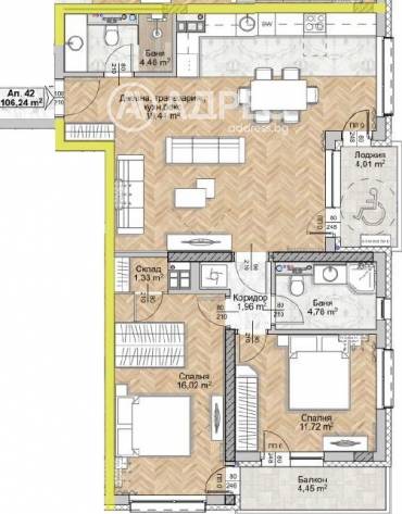 Тристаен апартамент, София, Люлин 8, 675200, Снимка 1