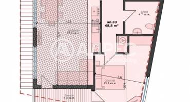 Двустаен апартамент, Варна, Погребите, 668201, Снимка 2