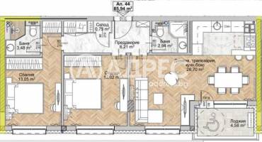 Тристаен апартамент, София, Люлин 8, 675201, Снимка 1