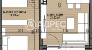 Двустаен апартамент, София, Камбаните, 684202, Снимка 3