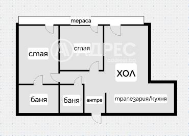 Тристаен апартамент, София, Борово, 636203, Снимка 1