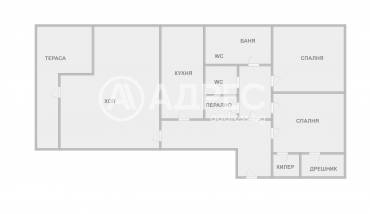 Тристаен апартамент, Варна, Червен площад, 669203, Снимка 1