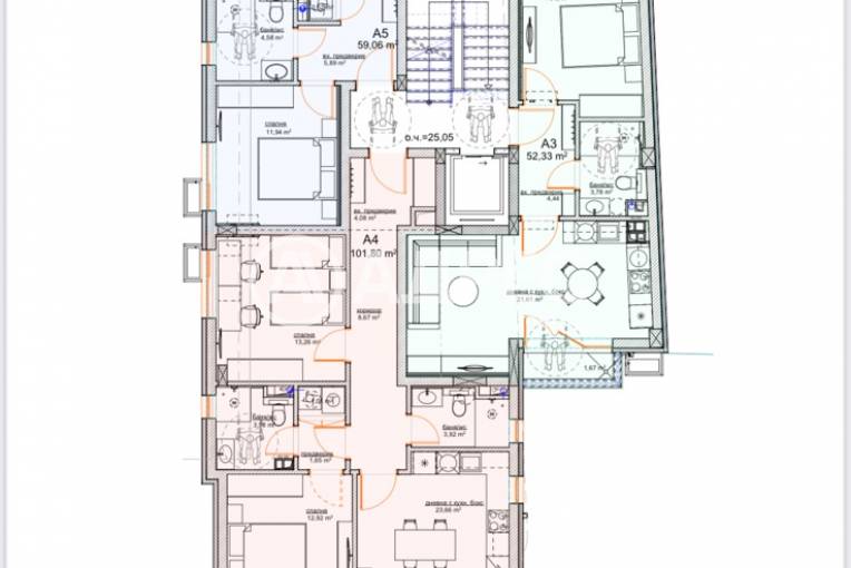 Тристаен апартамент, Бургас, Сарафово, 668207, Снимка 3