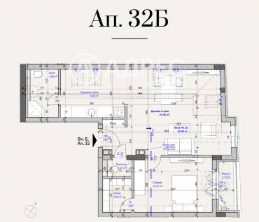 Двустаен апартамент, София, Лагера, 686208, Снимка 1