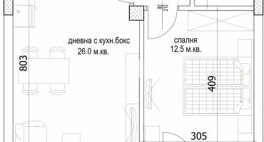 Двустаен апартамент, Варна, Кайсиева градина, 697210, Снимка 4