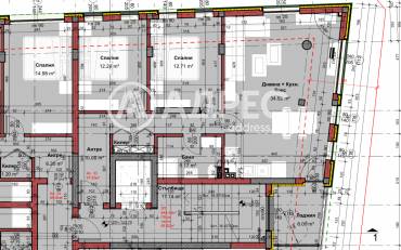 Тристаен апартамент, Варна, Изгрев, 692214, Снимка 1