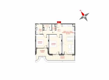 Тристаен апартамент, София, Манастирски ливади - изток, 629218, Снимка 1
