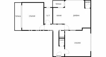 Тристаен апартамент, Варна, Икономически университет, 679218, Снимка 4