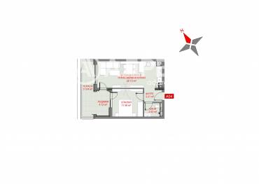 Двустаен апартамент, София, Манастирски ливади - изток, 675219, Снимка 1