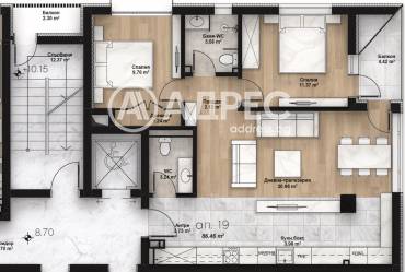 Тристаен апартамент, София, Люлин 2, 680219, Снимка 1