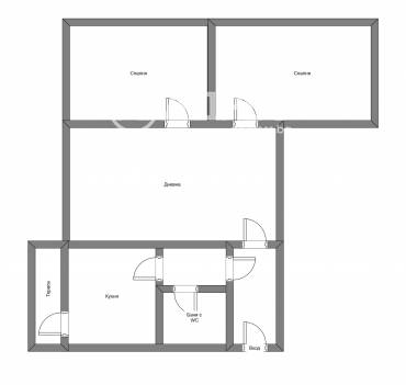 Тристаен апартамент, София, Център, 667220, Снимка 1