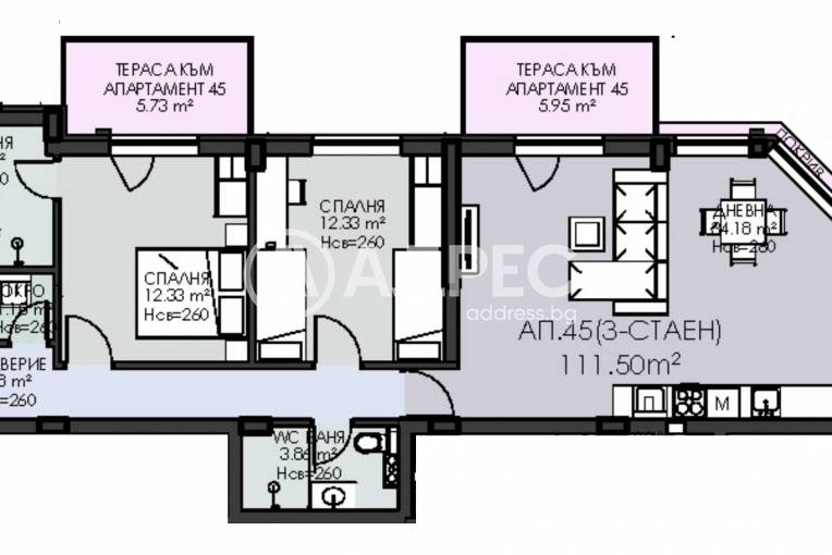 Тристаен апартамент, София, Овча купел 1, 698223, Снимка 4
