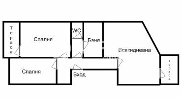 Тристаен апартамент, Пловдив, Кючук Париж, 635224, Снимка 4