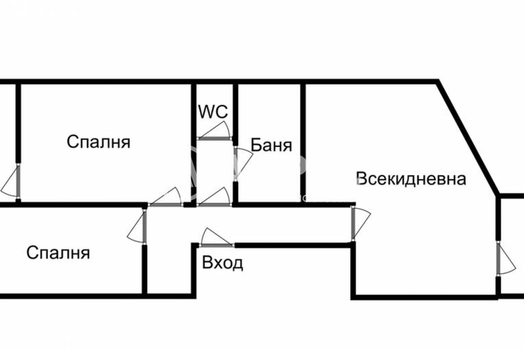 Тристаен апартамент, Пловдив, Кючук Париж, 635224, Снимка 4