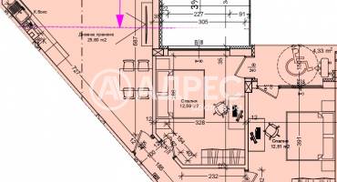 Тристаен апартамент, Бургас, Зорница, 681224, Снимка 3