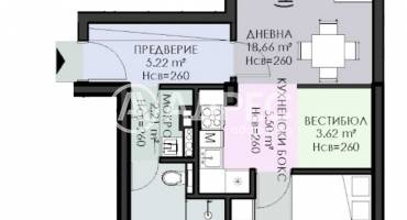 Двустаен апартамент, София, Овча купел 1, 698224, Снимка 4