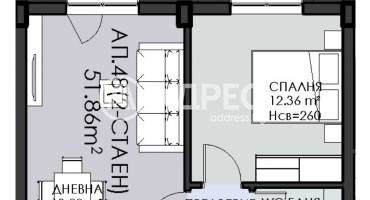 Двустаен апартамент, София, Овча купел 1, 698225, Снимка 4