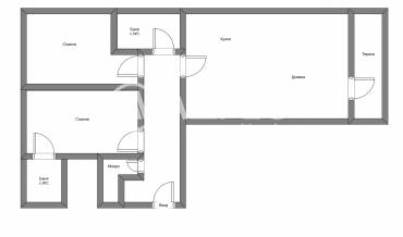 Тристаен апартамент, София, Бояна, 653226, Снимка 1