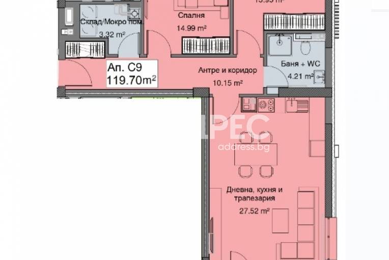 Тристаен апартамент, София, Бояна, 653226, Снимка 10