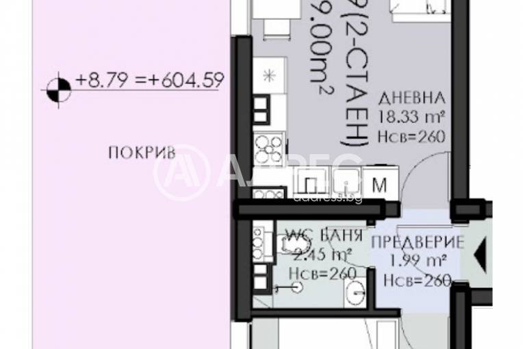 Двустаен апартамент, София, Овча купел 1, 698226, Снимка 4