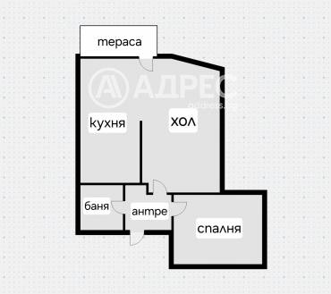 Двустаен апартамент, София, Манастирски ливади - изток, 638227, Снимка 1