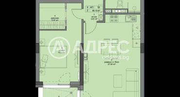 Двустаен апартамент, София, Кръстова вада, 646228, Снимка 2