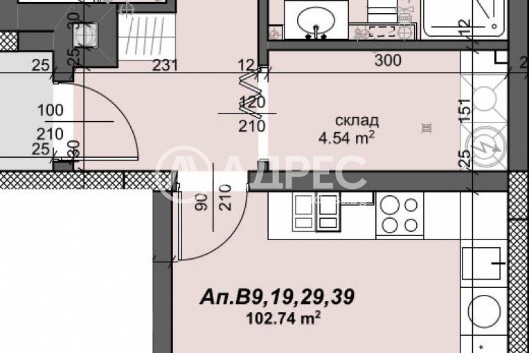 Тристаен апартамент, Пловдив, Тракия, 609229, Снимка 6