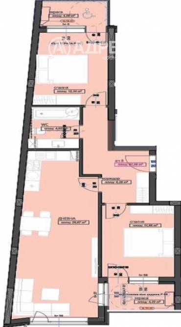 Тристаен апартамент, Стара Загора, Железник- запад, 666230, Снимка 1