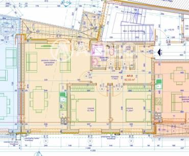 Тристаен апартамент, Варна, Лятно кино Тракия, 614233, Снимка 1