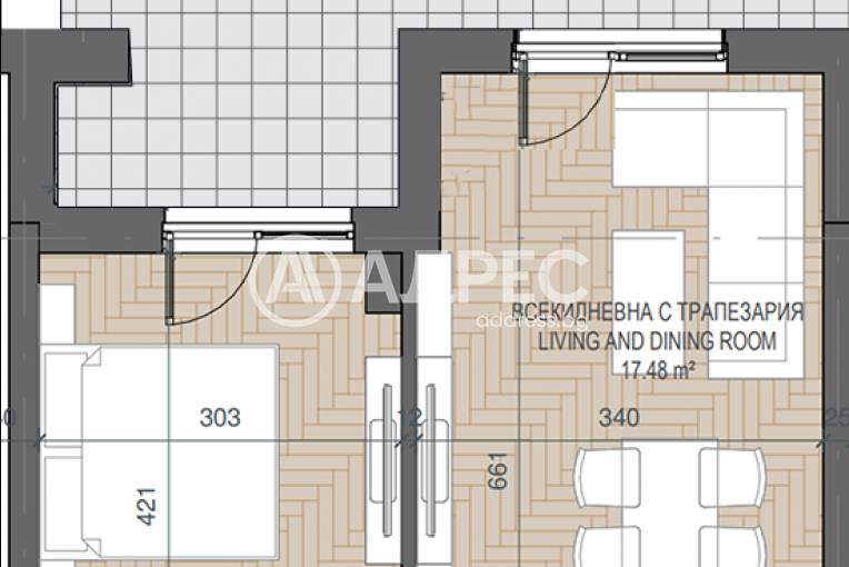 Двустаен апартамент, Пловдив, Каменица 1, 670234, Снимка 2
