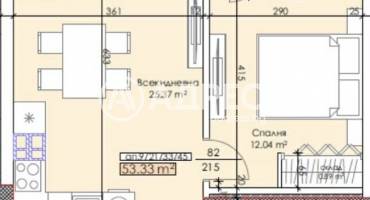 Двустаен апартамент, Пловдив, Тракия, 690234, Снимка 1