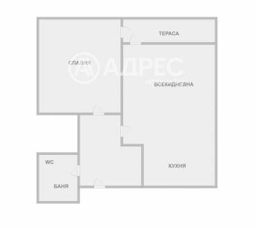 Двустаен апартамент, Варна, Бриз, 691235, Снимка 1