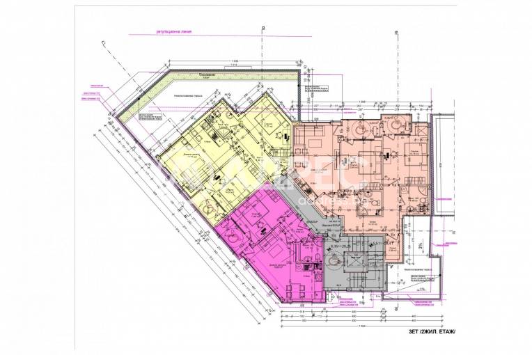 Тристаен апартамент, Бургас, Зорница, 681236, Снимка 3