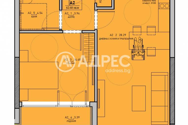 Двустаен апартамент, София, Дружба 1, 669237, Снимка 4