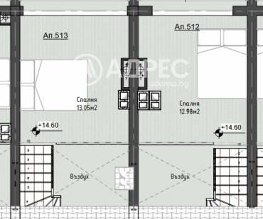 Едностаен апартамент, Варна, к.к. Чайка, 661239, Снимка 2