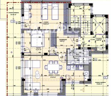 Тристаен апартамент, Стара Загора, Железник- изток, 666241, Снимка 1