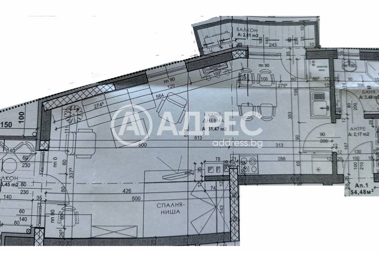 Едностаен апартамент, София, Левски, 691241, Снимка 4