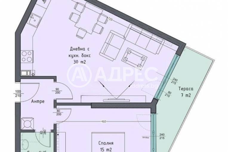Двустаен апартамент, Пловдив, Христо Смирненски, 701242, Снимка 10
