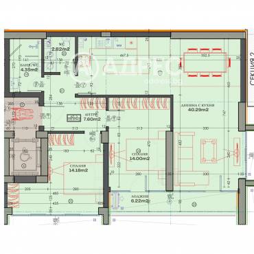 Тристаен апартамент, Пловдив, Тракия, 641243, Снимка 1
