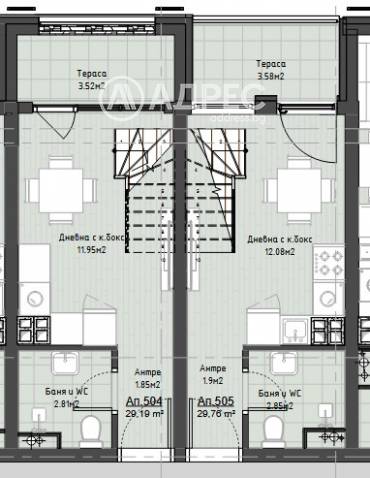 Двустаен апартамент, Варна, к.к. Чайка, 661243, Снимка 1