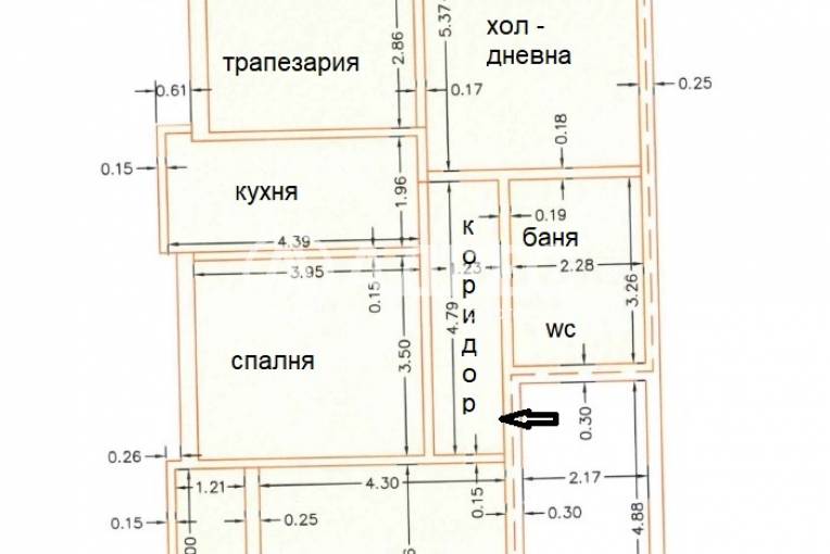 Многостаен апартамент, Бургас, Център, 677243, Снимка 1