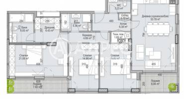 Многостаен апартамент, София, Кръстова вада, 662244, Снимка 3