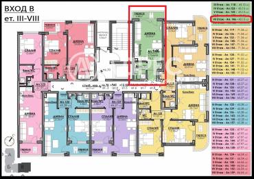 Двустаен апартамент, Бургас, Мадика, 670245, Снимка 1