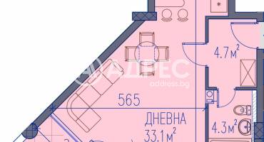 Двустаен апартамент, Пловдив, Христо Смирненски, 624247, Снимка 1