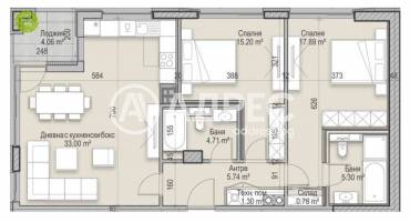 Тристаен апартамент, София, Кръстова вада, 662247, Снимка 3